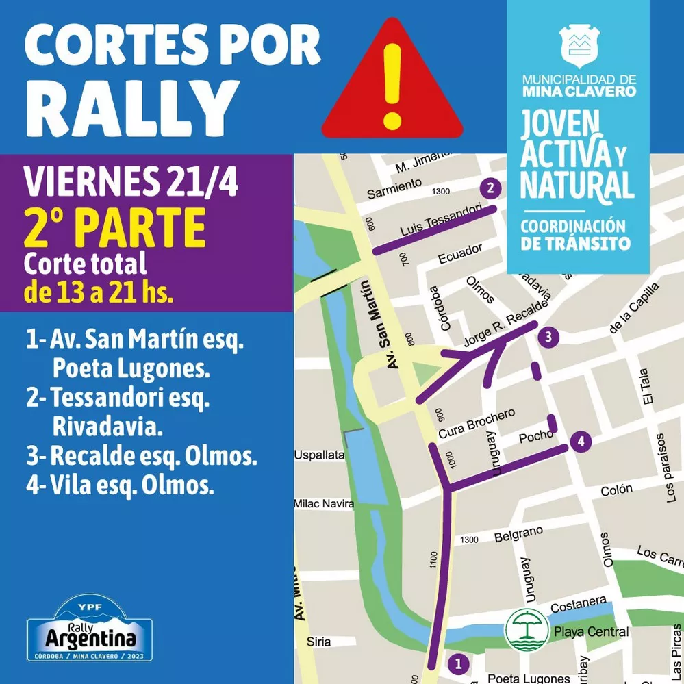 REGION OBJETIVO FOTO MINA CLAVERO CORTE RALLY 5