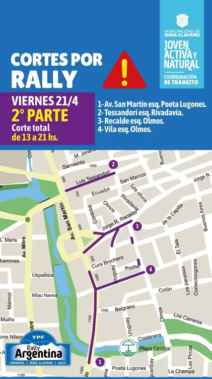 REGION OBJETIVO FOTO MINA CLAVERO CORTE RALLY 6