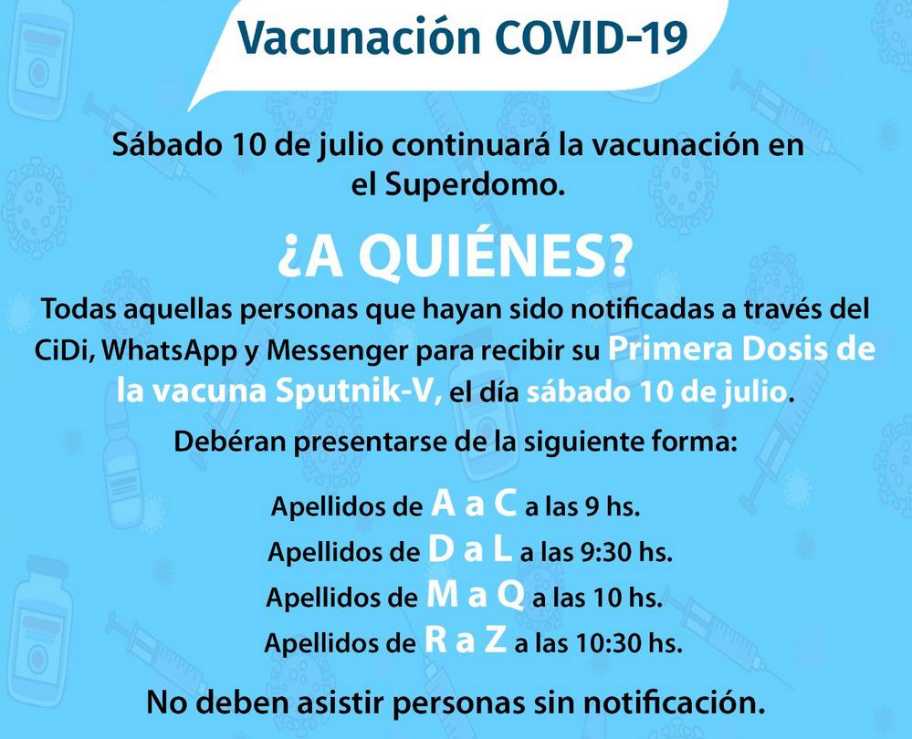 REGION OBJETIVO FOTO SAN FRANCISCO LISTADO VACUNACION