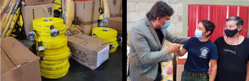 Equipamiento bomberos voluntarios