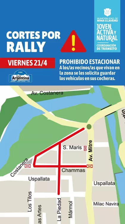 REGION OBJETIVO FOTO MINA CLAVERO CORTE RALLY 8