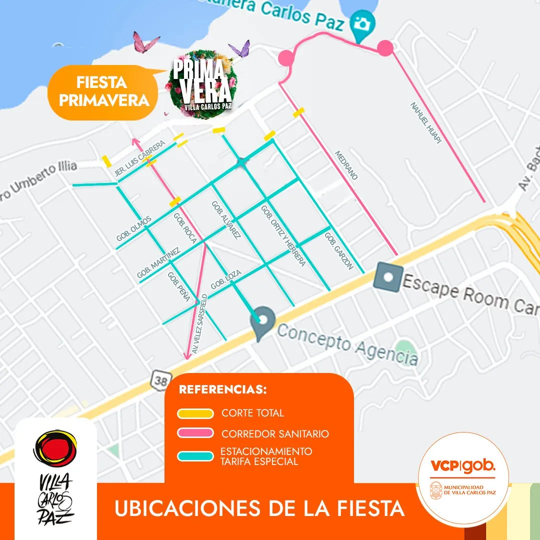 REGION OBJETIVO FOTO VILLA CARLOS PAZ PRIMAVERA 1