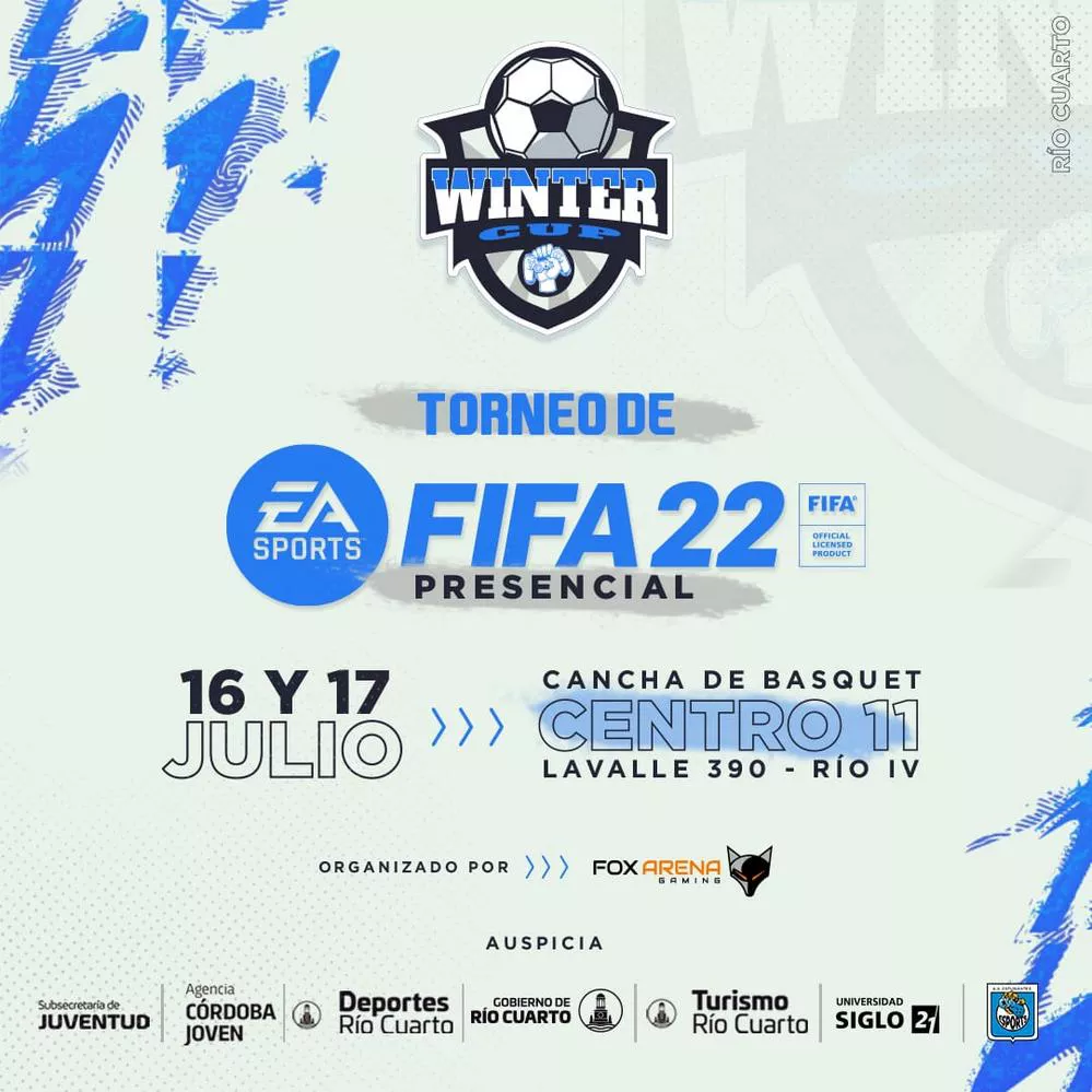 REGION OBJETIVO FOTO RIO CUARTO Flyer Torneo de Fútbol Electrónico