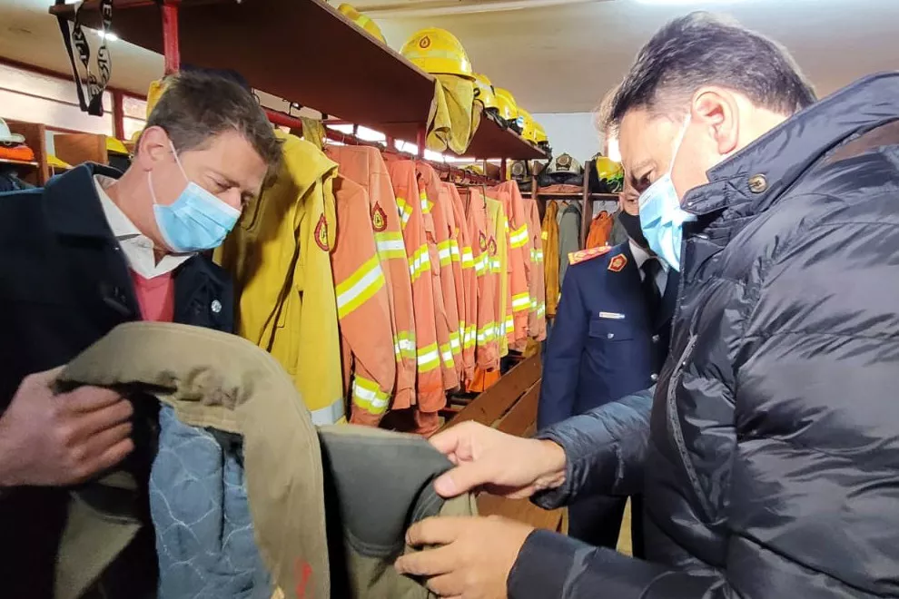 nuevo equipamiento Bomberos voluntarios
