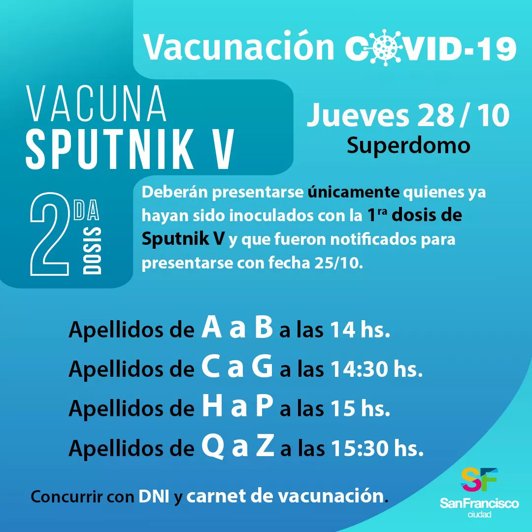 REGION OBJETIVO FOTO SAN FRANCISCO VACUNACION 271021