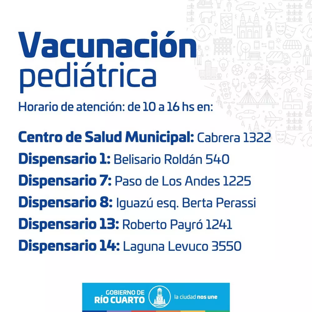 REGION OBJETIVO FOTO RIO CUARTO VACUNACION INFANTIL 2