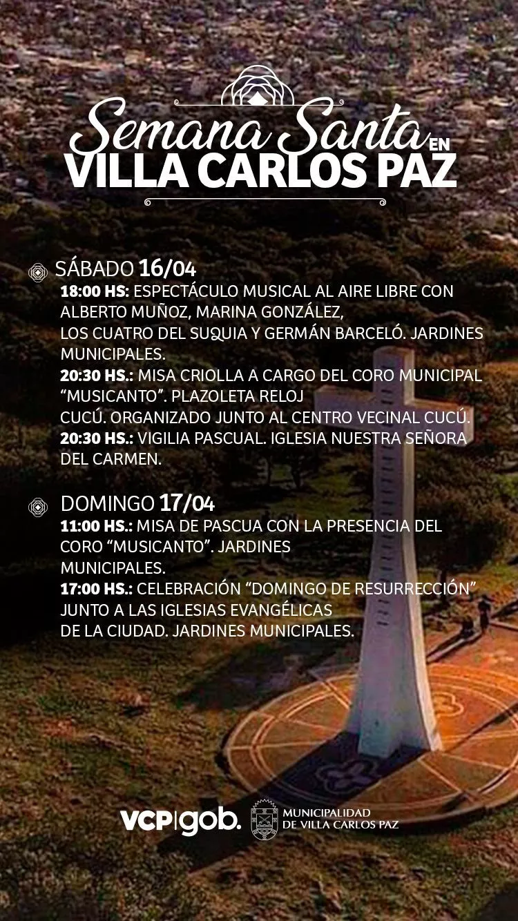 REGION OBJETIVO FOTO VILLA CARLOS PAZ AGENDA SEMANA SANTA 3