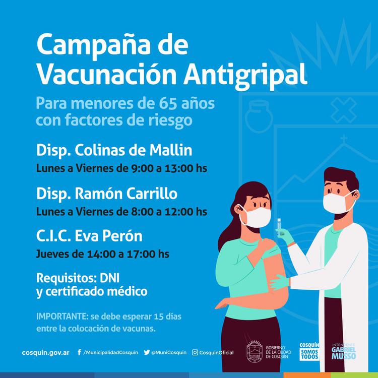 Campaña de Vacunación Antigripal Cosquín