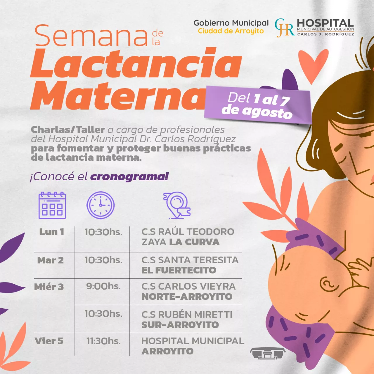 lactancia materna arroyito