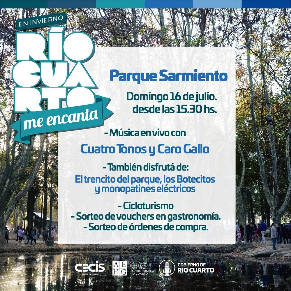 REGION OBJETIVO FOTO RIO CUARTO PROGRAMA 160723 RIO CUARTO ME ENCANTA 1