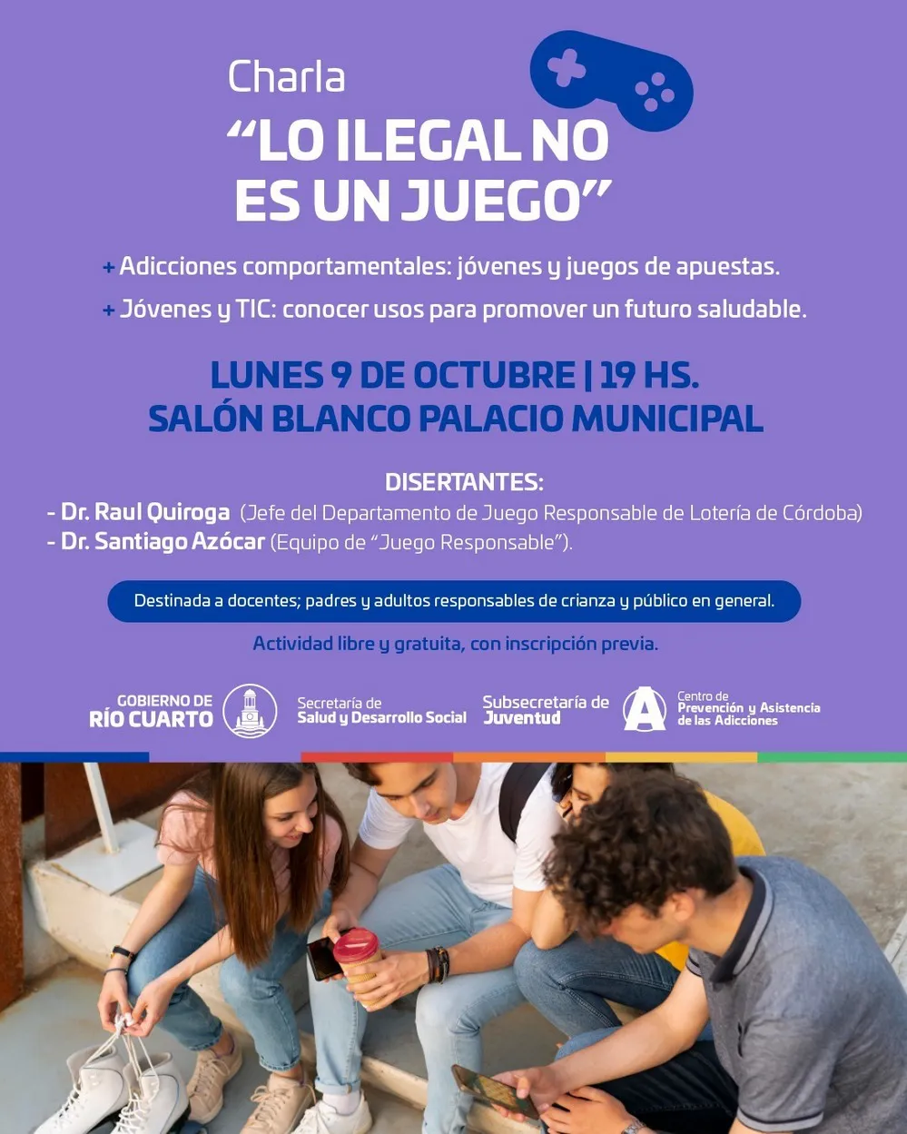 REGION OBJETIVO FOTO RIO CUARTO CHARLA JUEGO 1