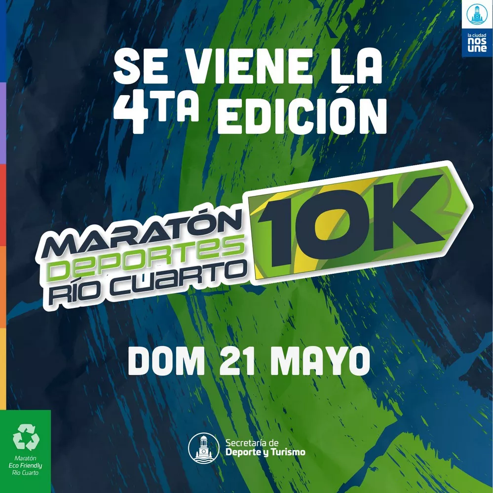 REGION OBJETIVO FOTO RIO CUARTO MARATON 2023 Flyer
