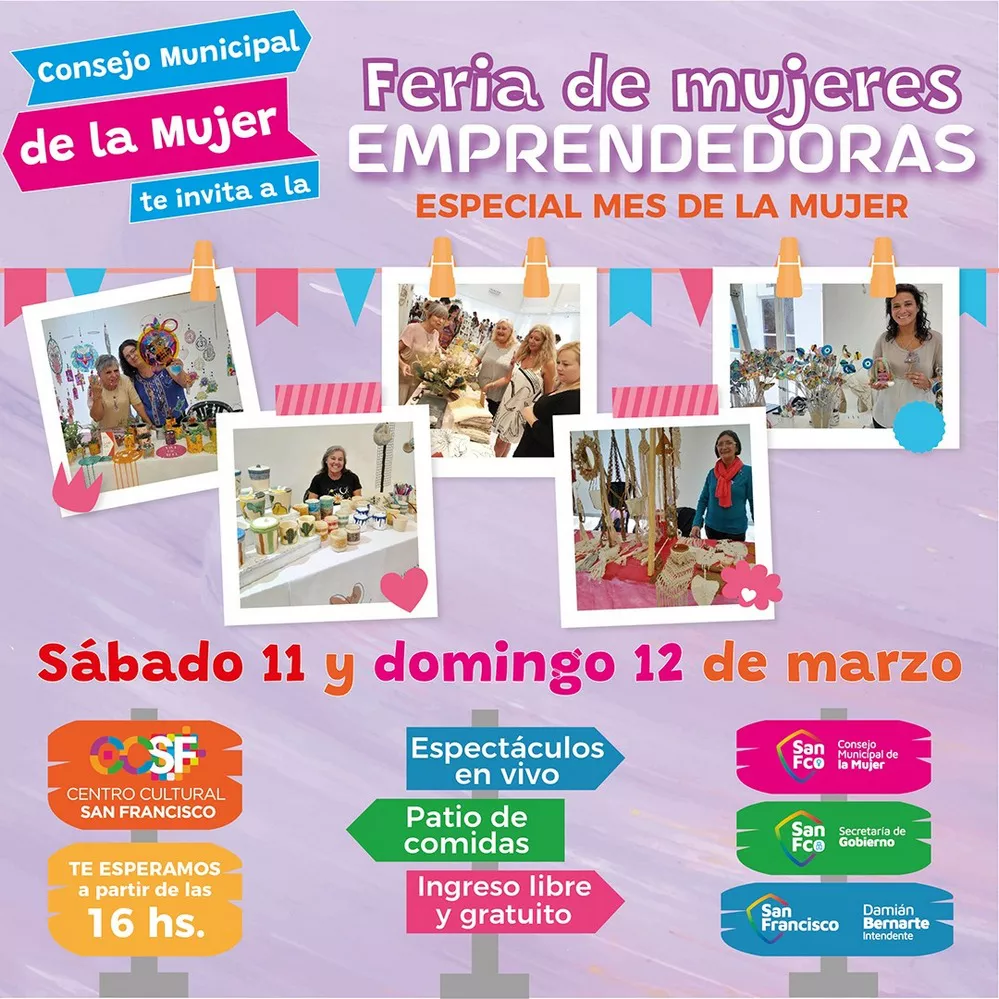 REGION OBJETIVO FOTO SAN FRANCISCO FERIA MUJERES EMPRENDEDORAS