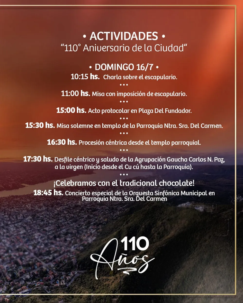 REGION OBJETIVO FOTO VILLA CARLOS PAZ ANIVERSARIO 110 2