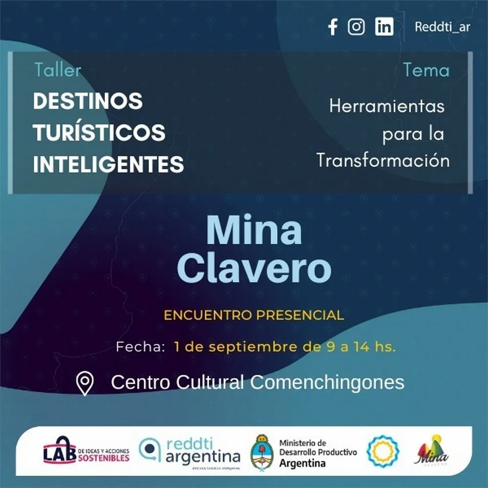 REGION OBJETIVO FOTO MINA CLAVERO TALLER TURISMO