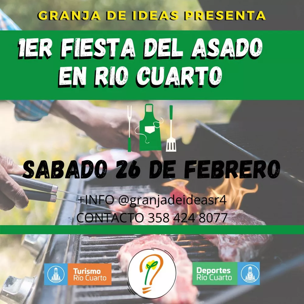 REGION OBJETIVO FOTO RIO CUARTO Flyer Festival del Asado Rio Cuarto