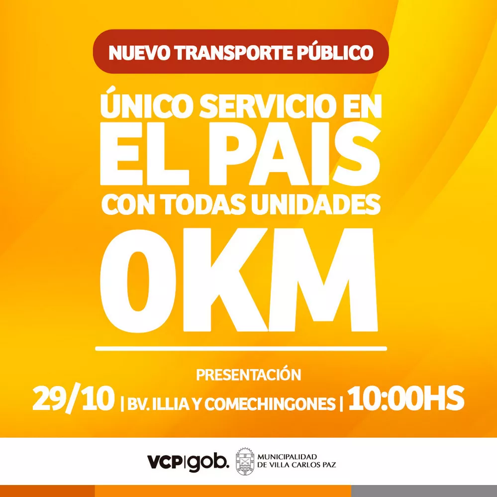 REGION OBJETIVO FOTO VILLA CARLOS PAZ TRANSPORTE