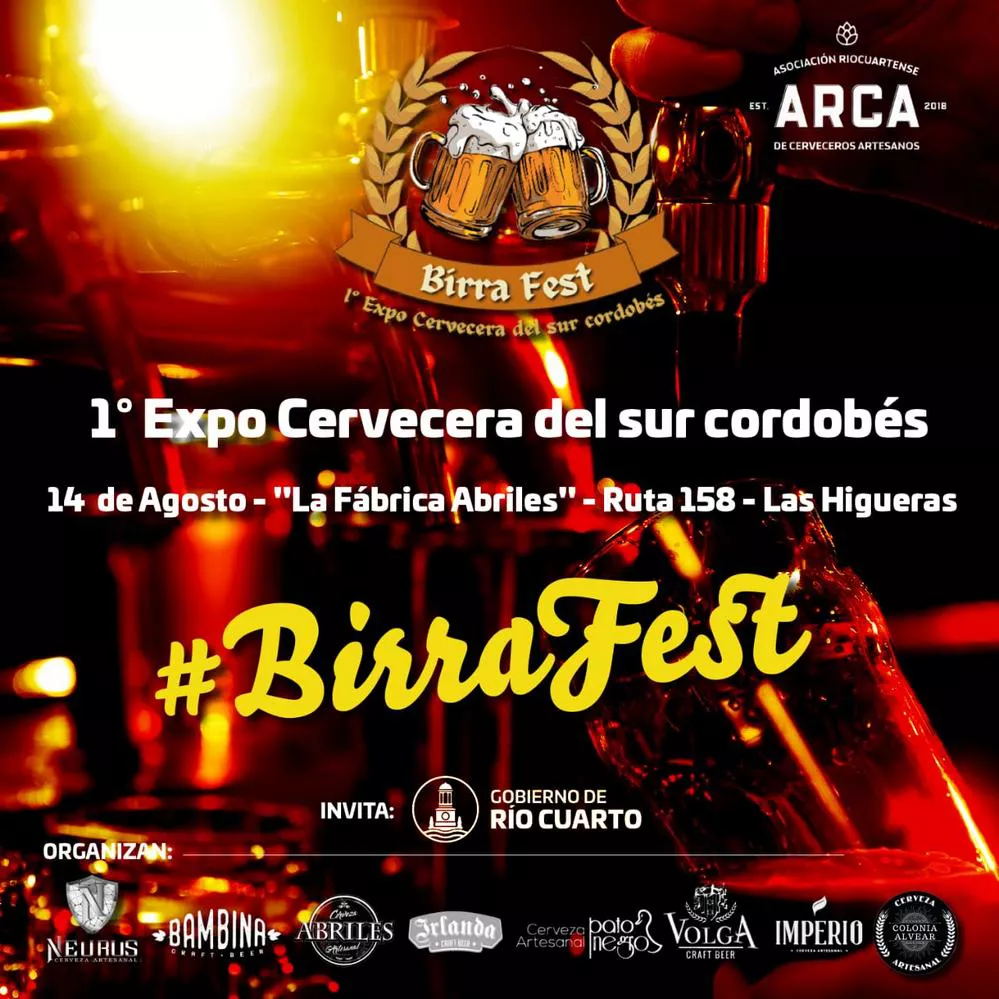 REGION OBJETIVO FOTO RIO CUARTO BIRRA FEST Flyer
