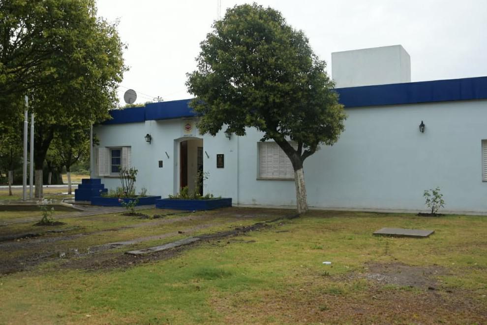 destacamento policial en Monte Leña