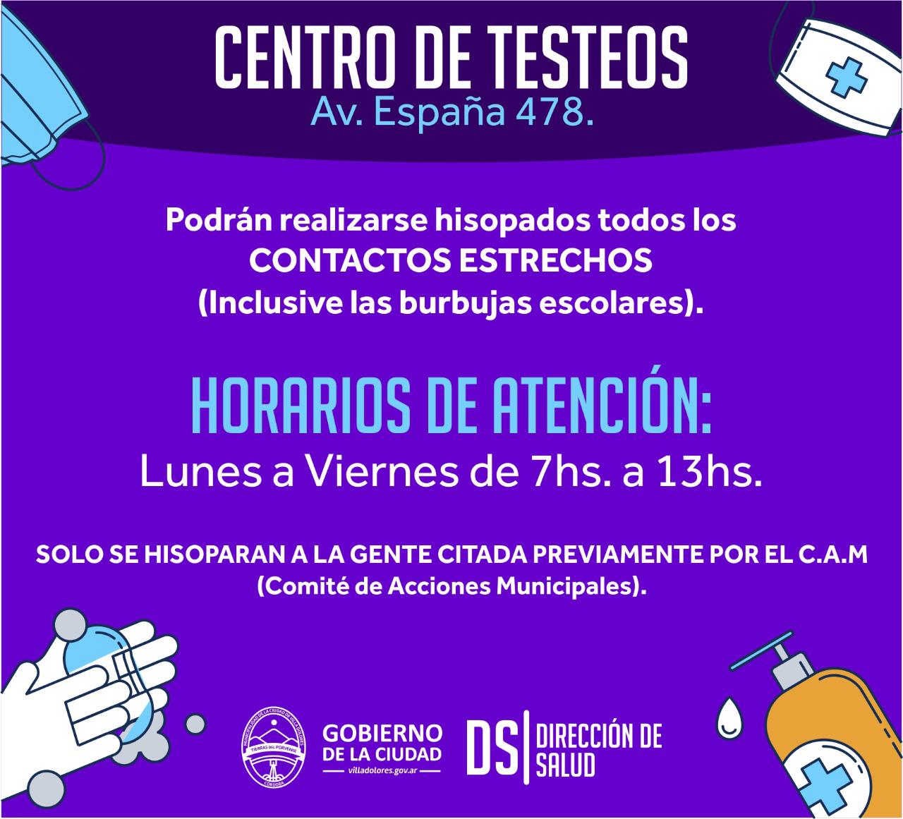 Centro de Testeos Villa Dolores