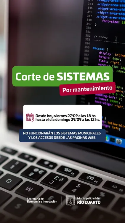 REGION OBJETIVO FOTO RIO CUARTO MANTENIMIENTO SISTEMAS MUNI