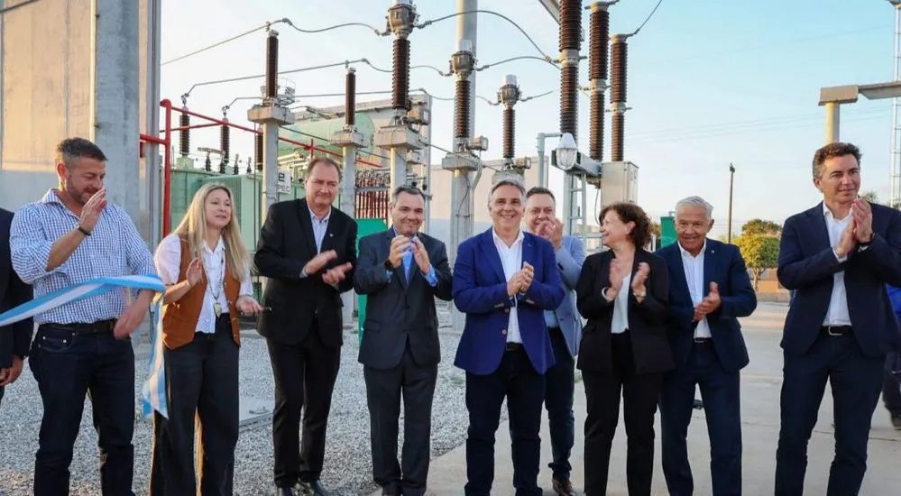 REGION OBJETIVO FOTO MARCOS JUAREZ INAUGURACION ESTACION TRANSFORMADORA