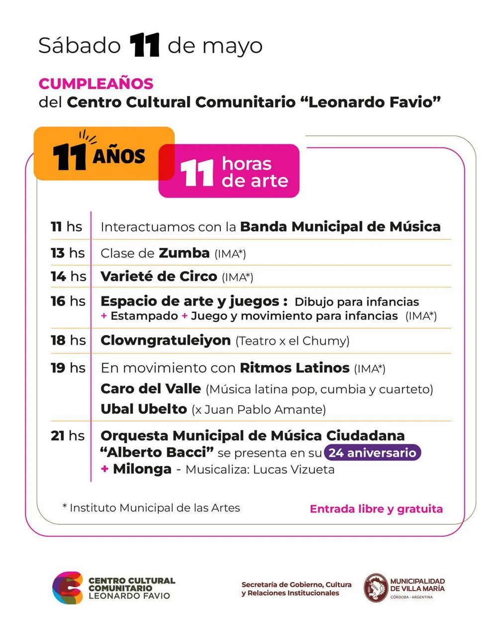 REGION OBJETIVO FOTO VILLA MARIA ANIVERSARIO CCCLF 2