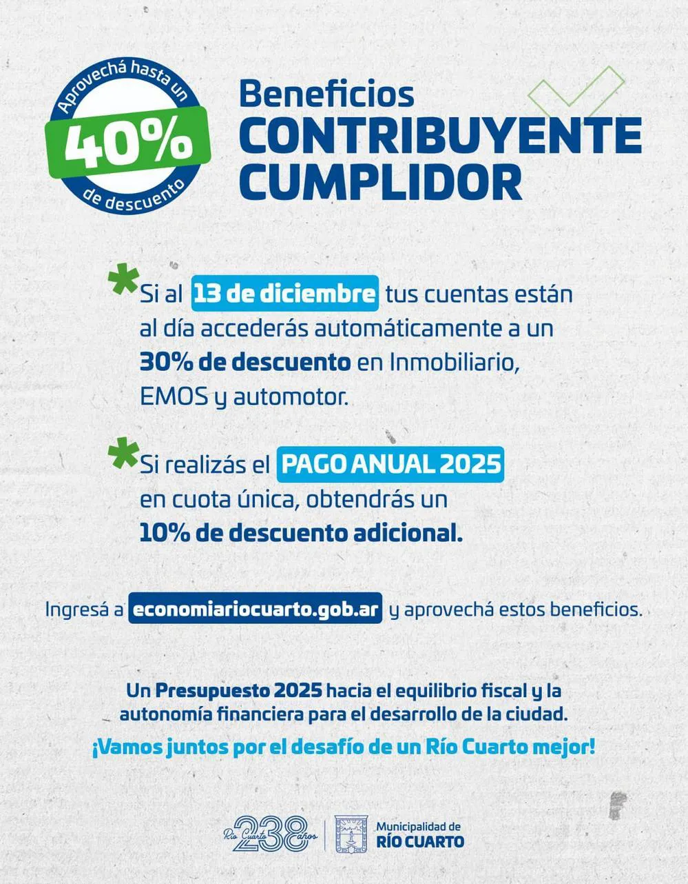 REGION OBJETIVO FOTO RIO CUARTO SECRETARÍA DE ECONOMIA BENEFICIOS