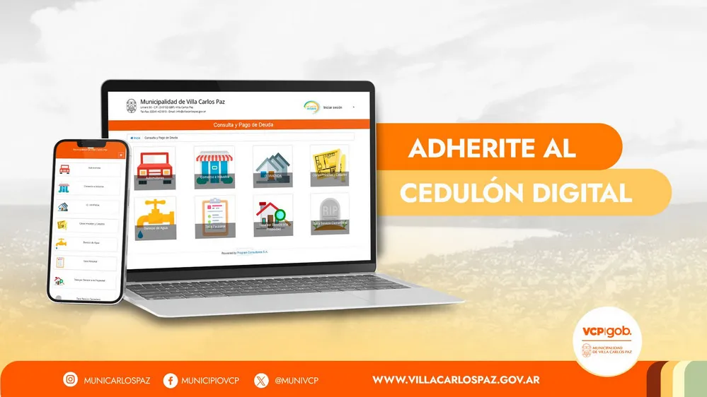 REGION OBJETIVO FOTO VILLA CARLOS PAZ CEDULON DIGITAL 1