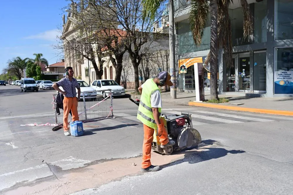 REGION OBJETIVO FOTO VILLA MARIA Bacheo zona Catedral