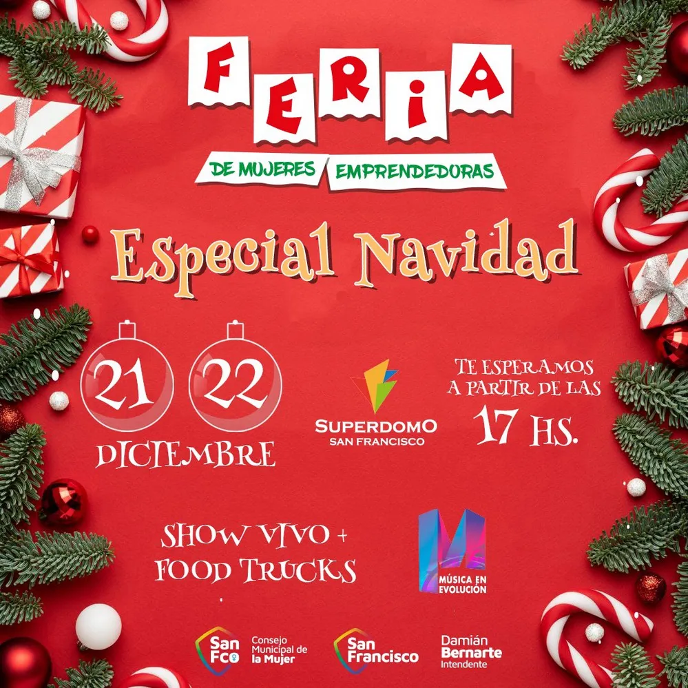 REGION OBJETIVO FOTO SAN FRANCISCO FERIA MUJERES NAVIDAD SUPERDOMO