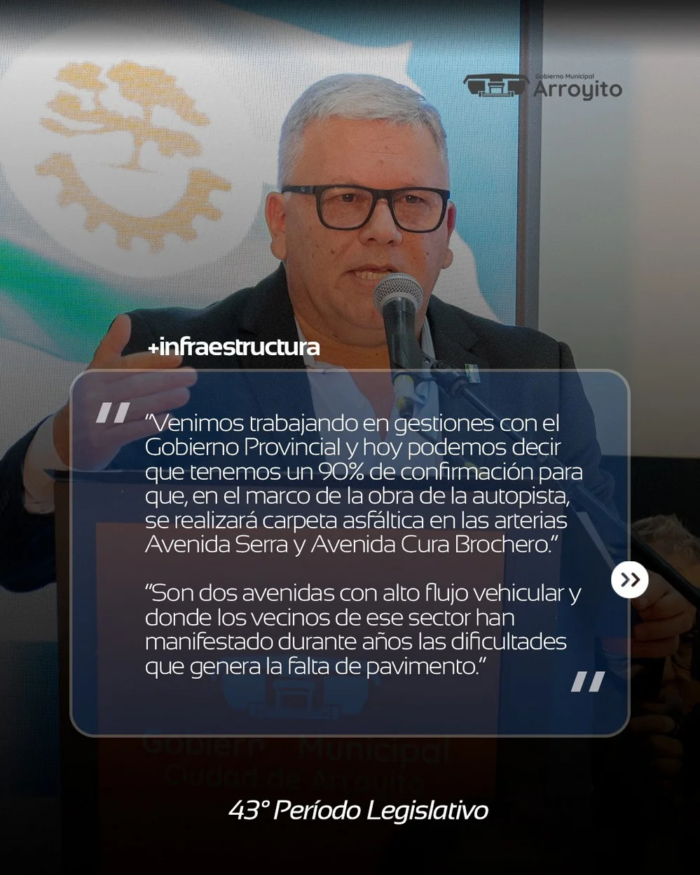 REGION OBJETIVO FOTO ARROYITO BENEDETTI DISCURSO CONCEJO 2026 1