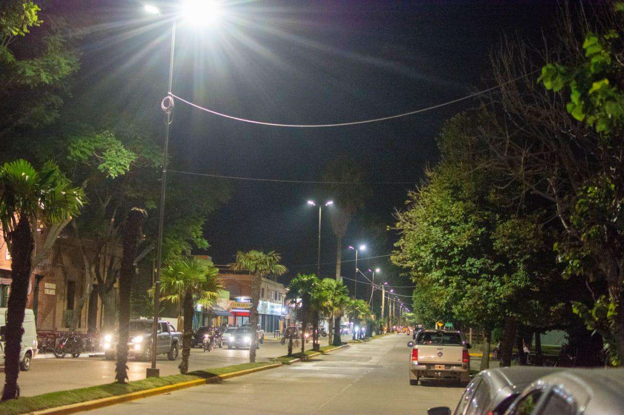 Nueva iluminación en Alta Gracia