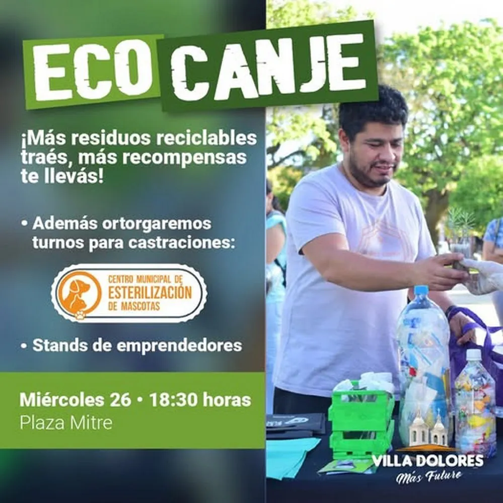 REGION OBJETIVO FOTO VILLA DOLORES ECOCANJE MARZO