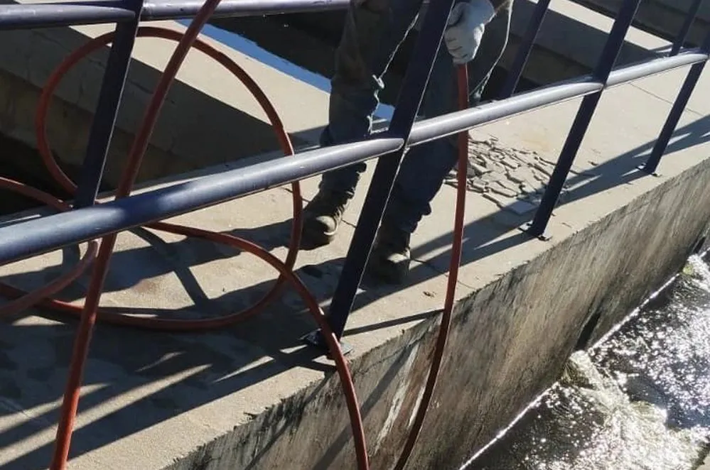 REGION OBJETIVO FOTO COSQUIN LIMPIEZA PLANTA AGUA