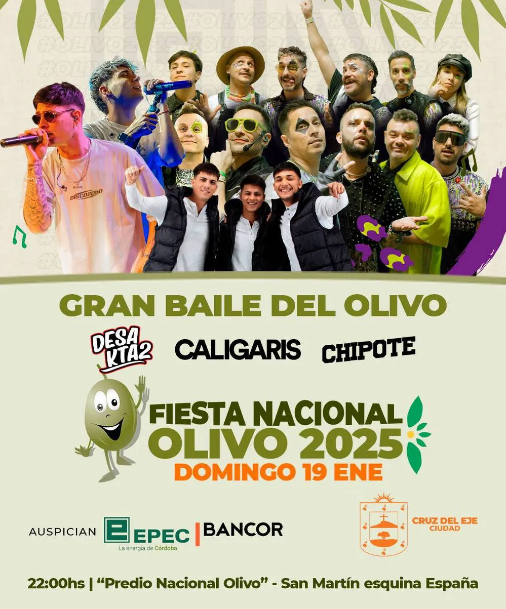 REGION OBJETIVO FOTO CRUZ DEL EJE FIESTA NACIONAL DEL OLIVO DOMINGO