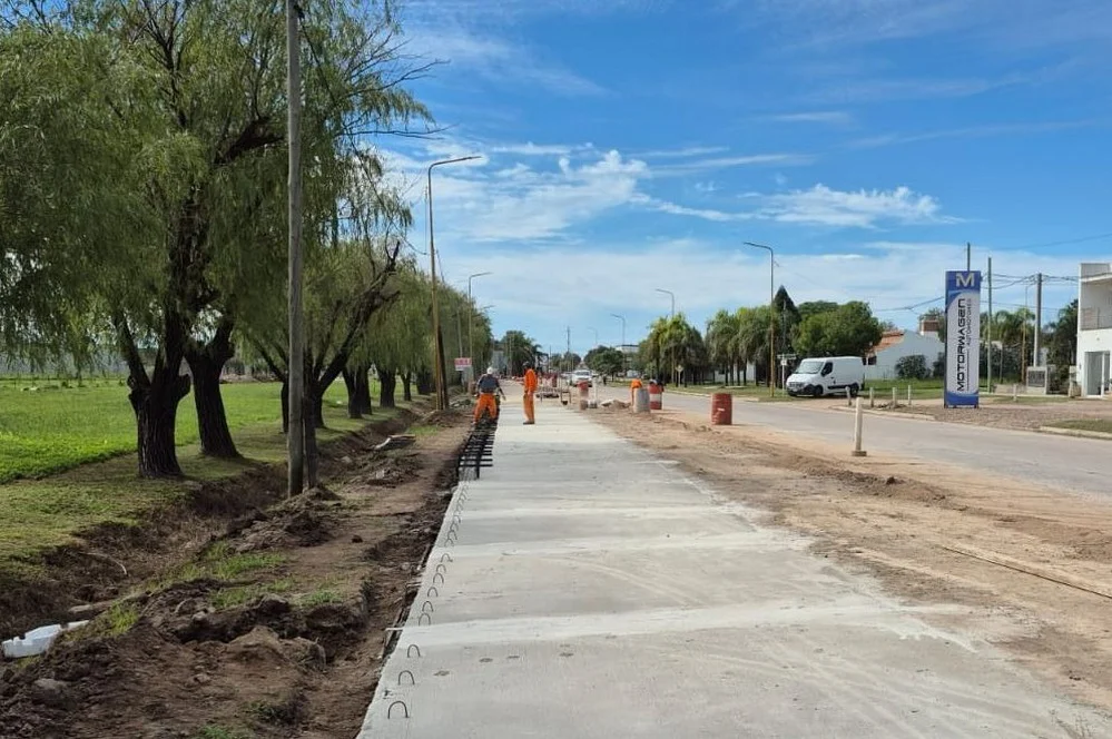 REGION OBJETIVO FOTO BALNEARIA MIRAMAR CICLOVIA OBRA