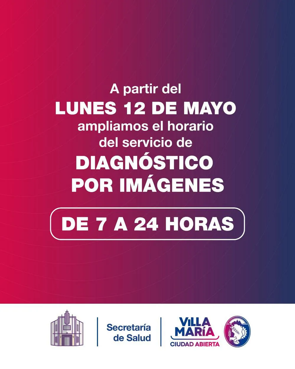 REGION OBJETIVO FOTO VILLA MARIA HORARIO DIAGNOSTICO POR IMAGENES