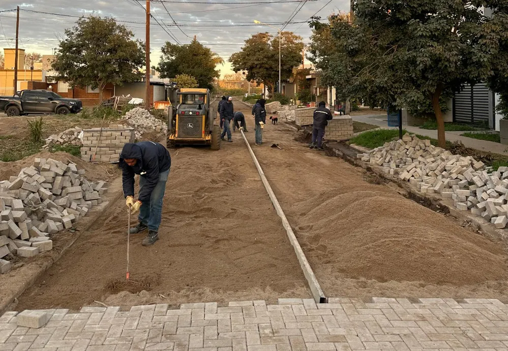 REGION OBJETIVO FOTO VILLA MARIA REPARACION CALLES ADOQUINADO