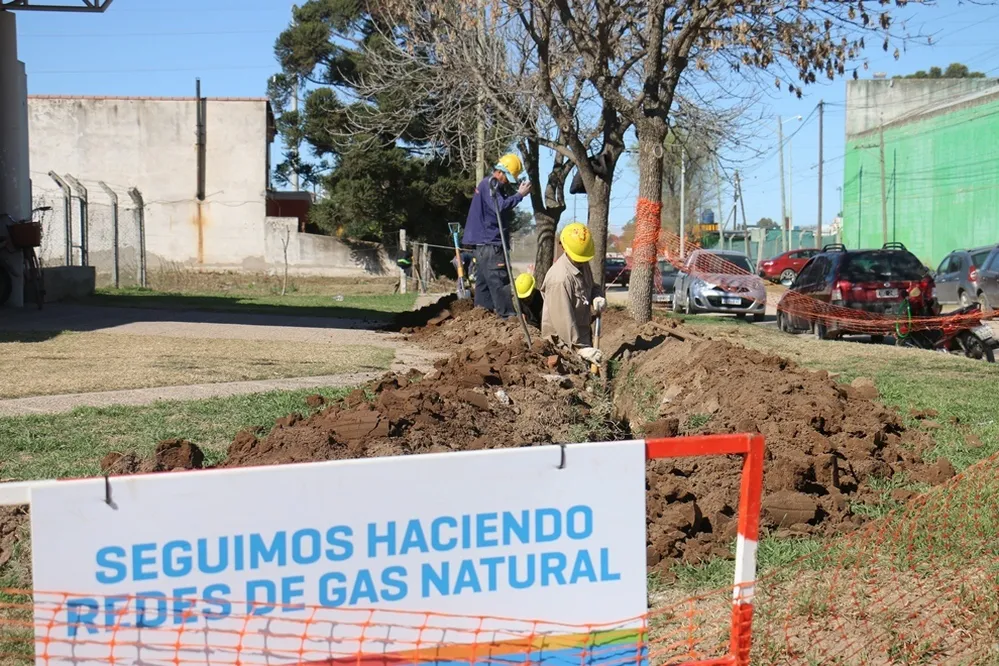 REGION OBJETIVO FOTO RIO CUARTO OBRA GAS BARRIO LAS FERIAS