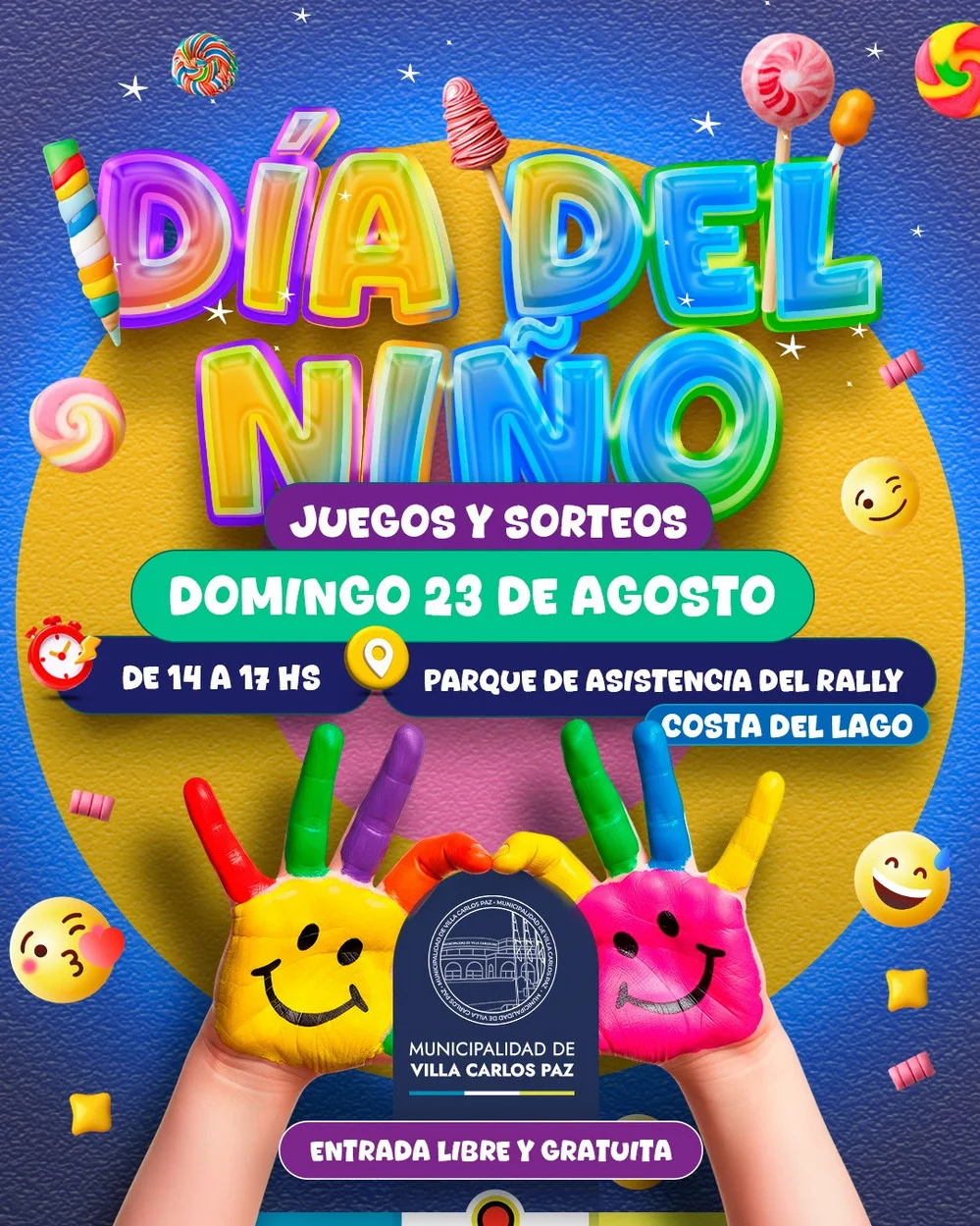 REGION OBJETIVO FOTO VILLA CARLOS PAZ DIA DEL NIÑO ANUNCIO