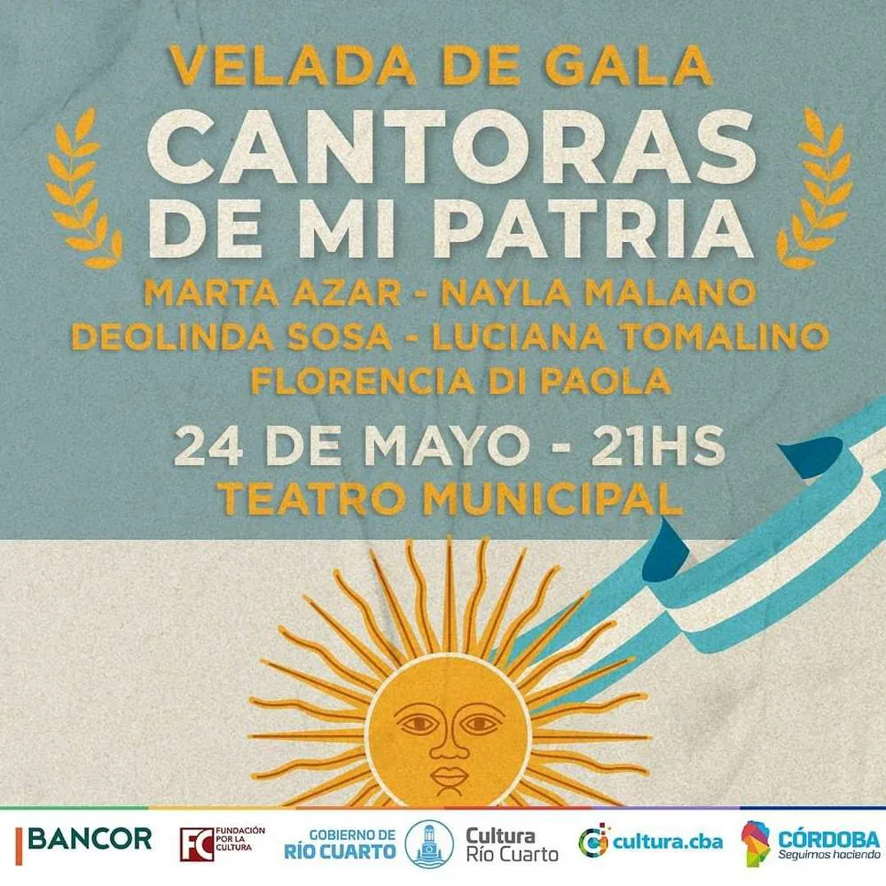 REGION OBJETIVO FOTO RIO CUARTO Flyer Velada de Gala