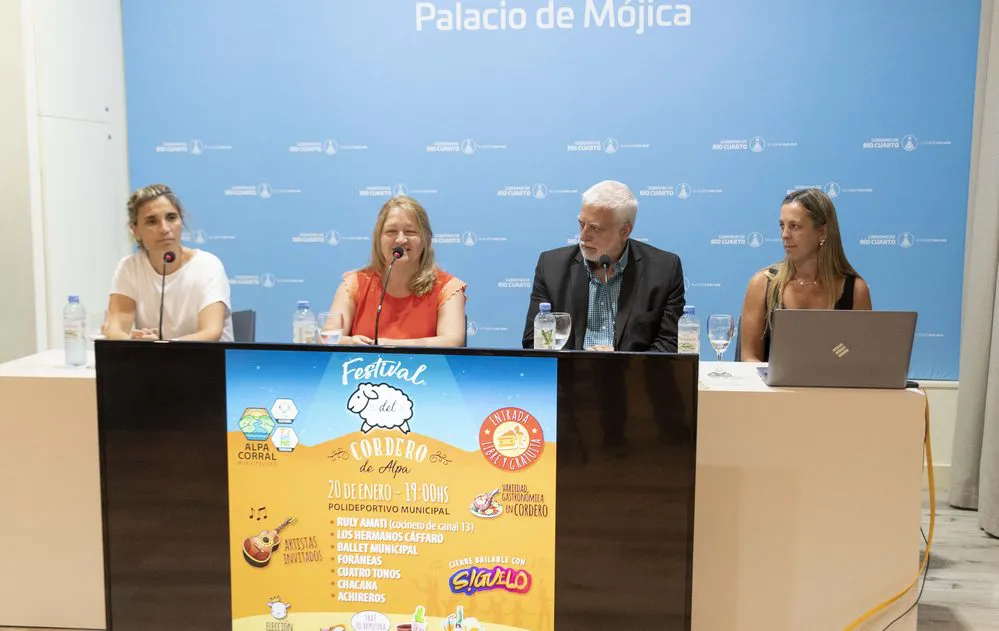 REGION OBJETIVO FOTO RIO CUARTO Presentación Festival Alpa Corral 18-01-2024