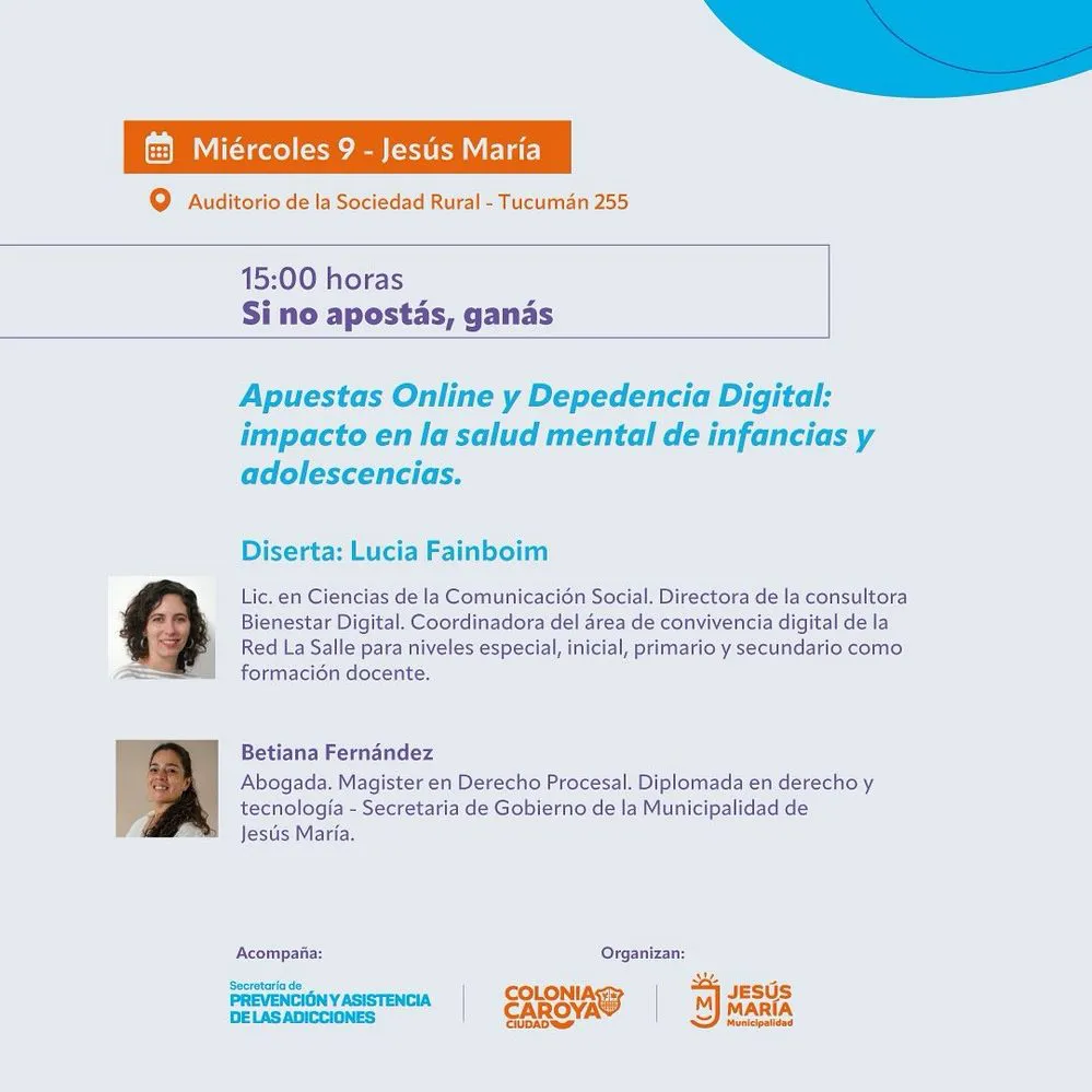 REGION OBJETIVO FOTO JESUS MARIA CNIA CAROYA CONGRESO SALUD MENTAL PROGRAMA 5