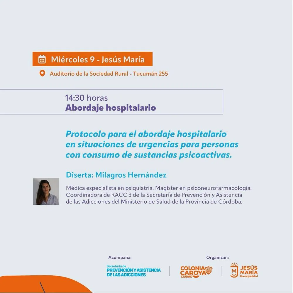 REGION OBJETIVO FOTO JESUS MARIA CNIA CAROYA CONGRESO SALUD MENTAL PROGRAMA 4