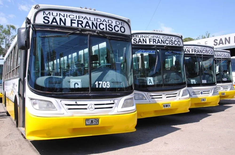 REGION OBJETIVO FOTO SAN FRANCISCO TRANSPORTE URBANO COLECTIVOS