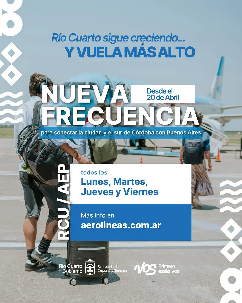 REGION OBJETIVO FOTO RIO CUARTO NUEVO VUELO AA
