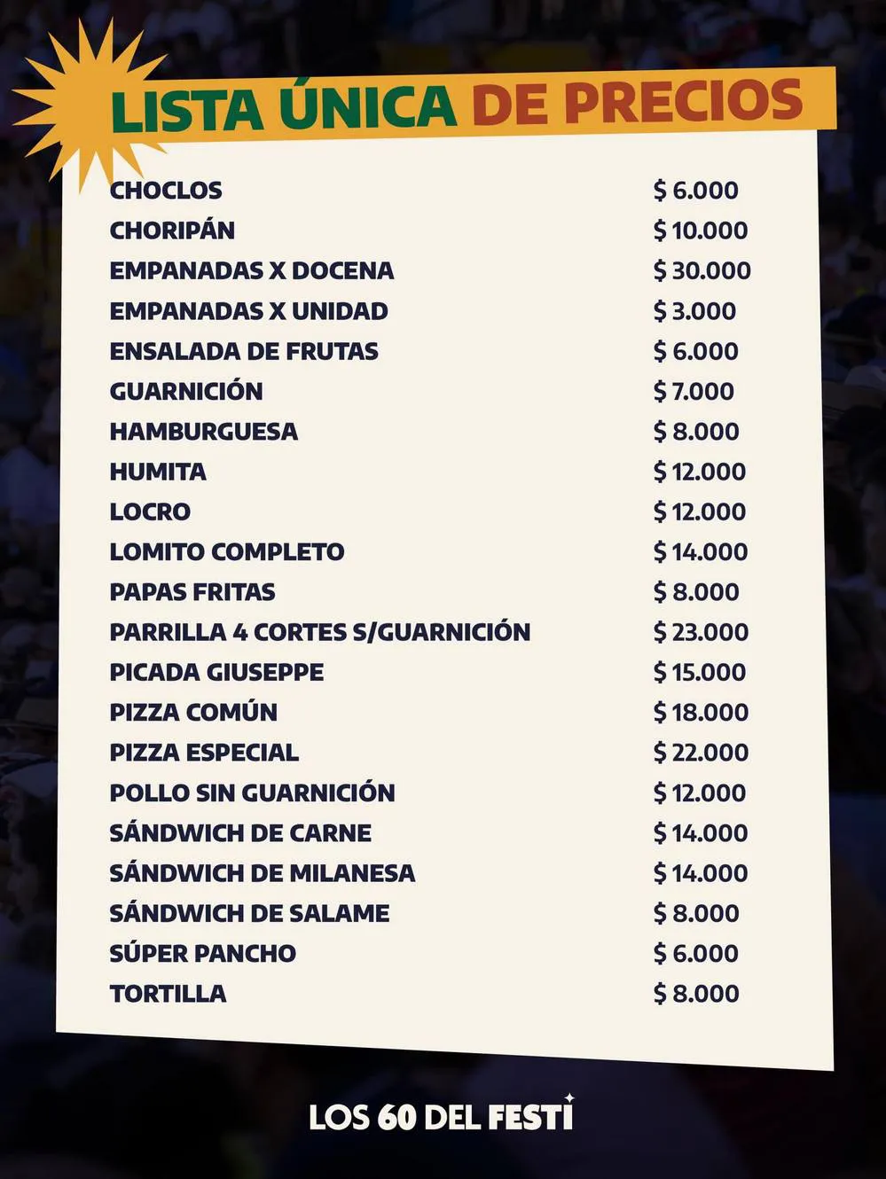 REGION OBJETIVO FOTO JESUS MARIA PRECIOS FESTIVAL 1