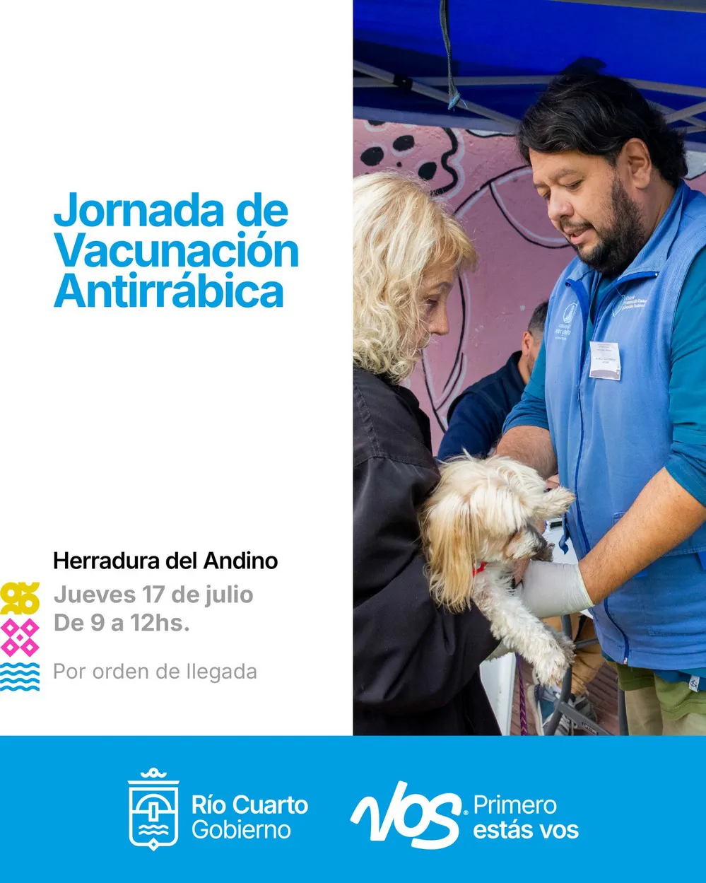 REGION OBJETIVO FOTO RIO CUARTO VACUNACION PERROS GATOS