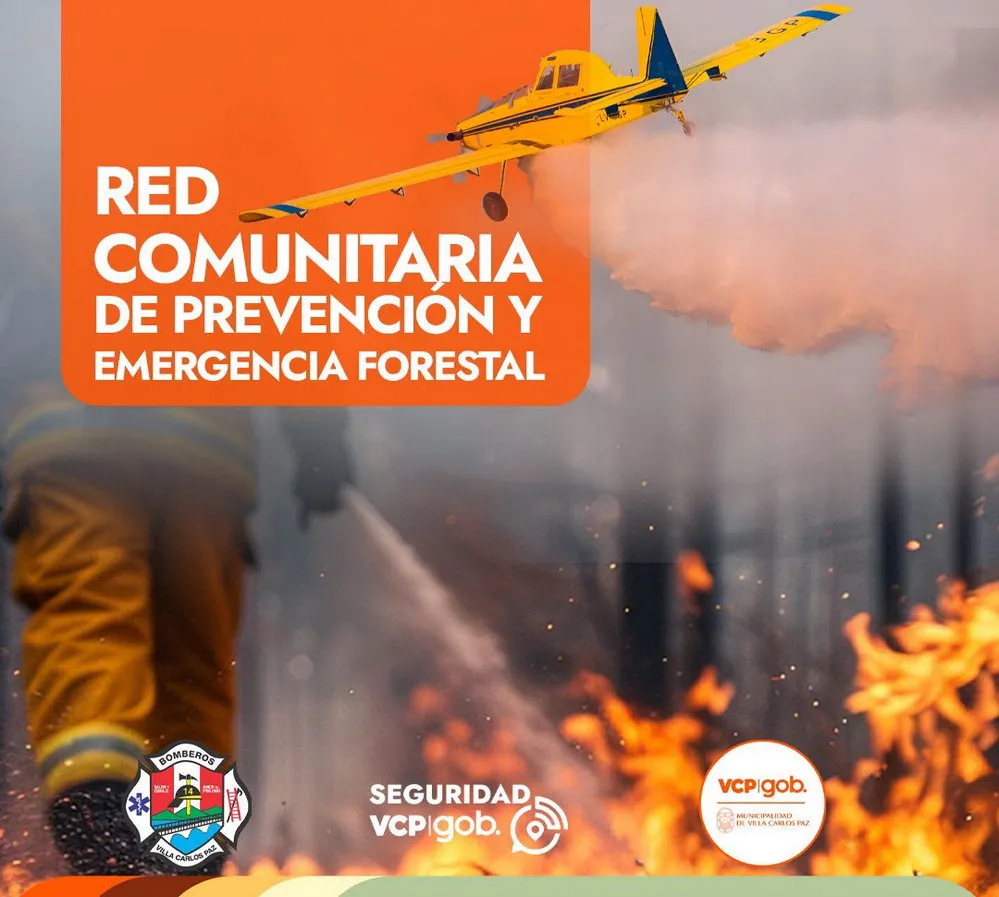 REGION OBJETIVO FOTO VILLA CARLOS PAZ SIMULACRO INCENDIO 1